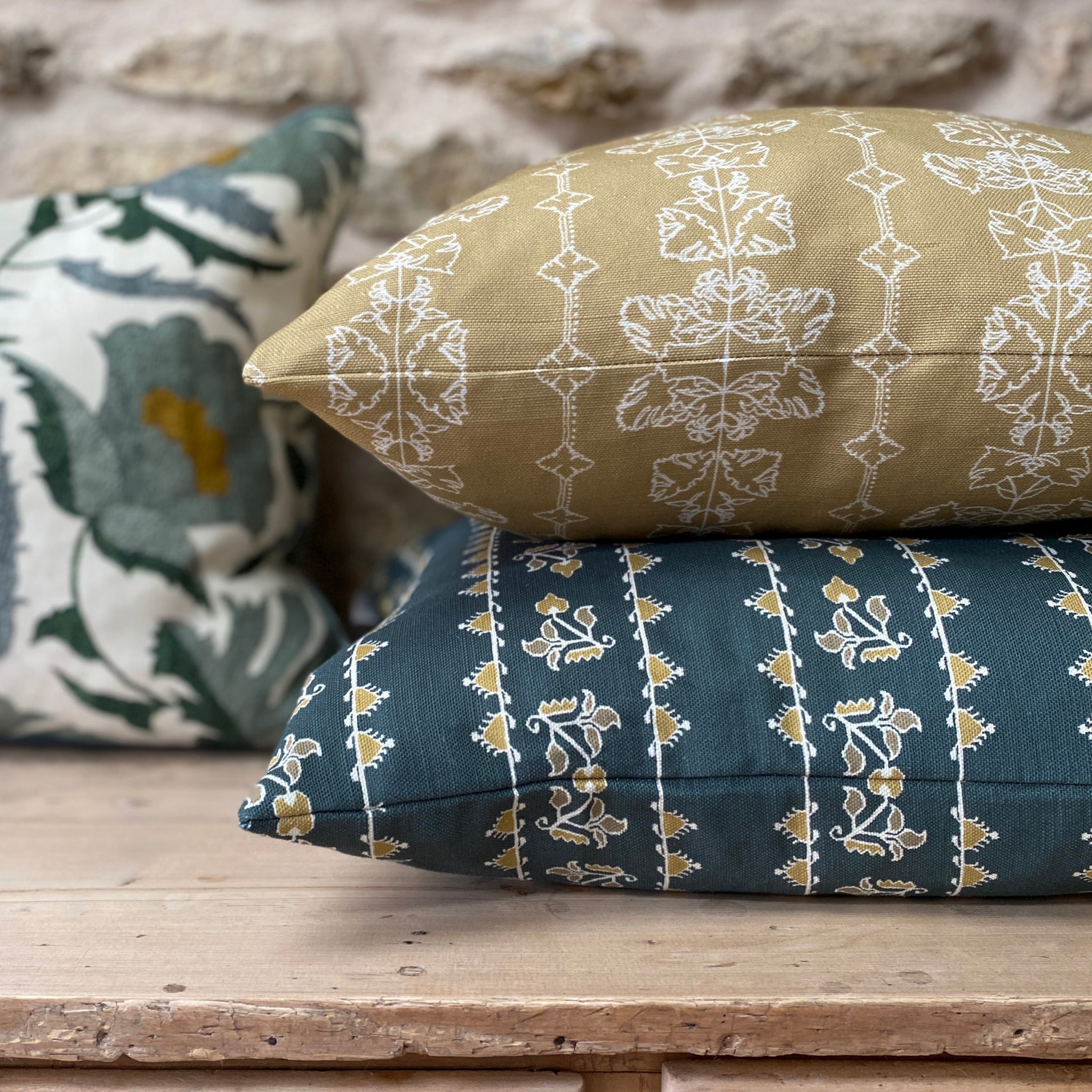 Quill Square Cushion by Clothsmith