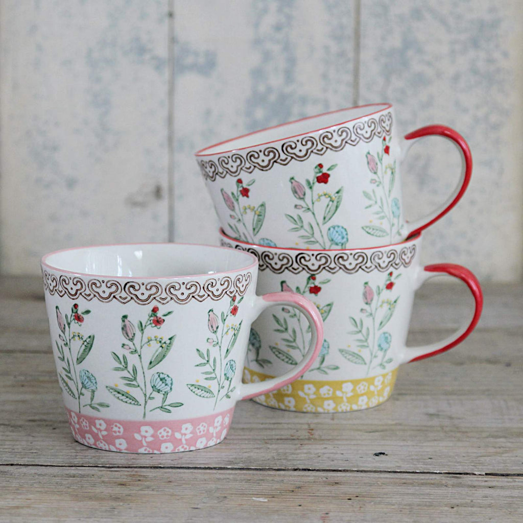 Hand Printed Coffee Mug
