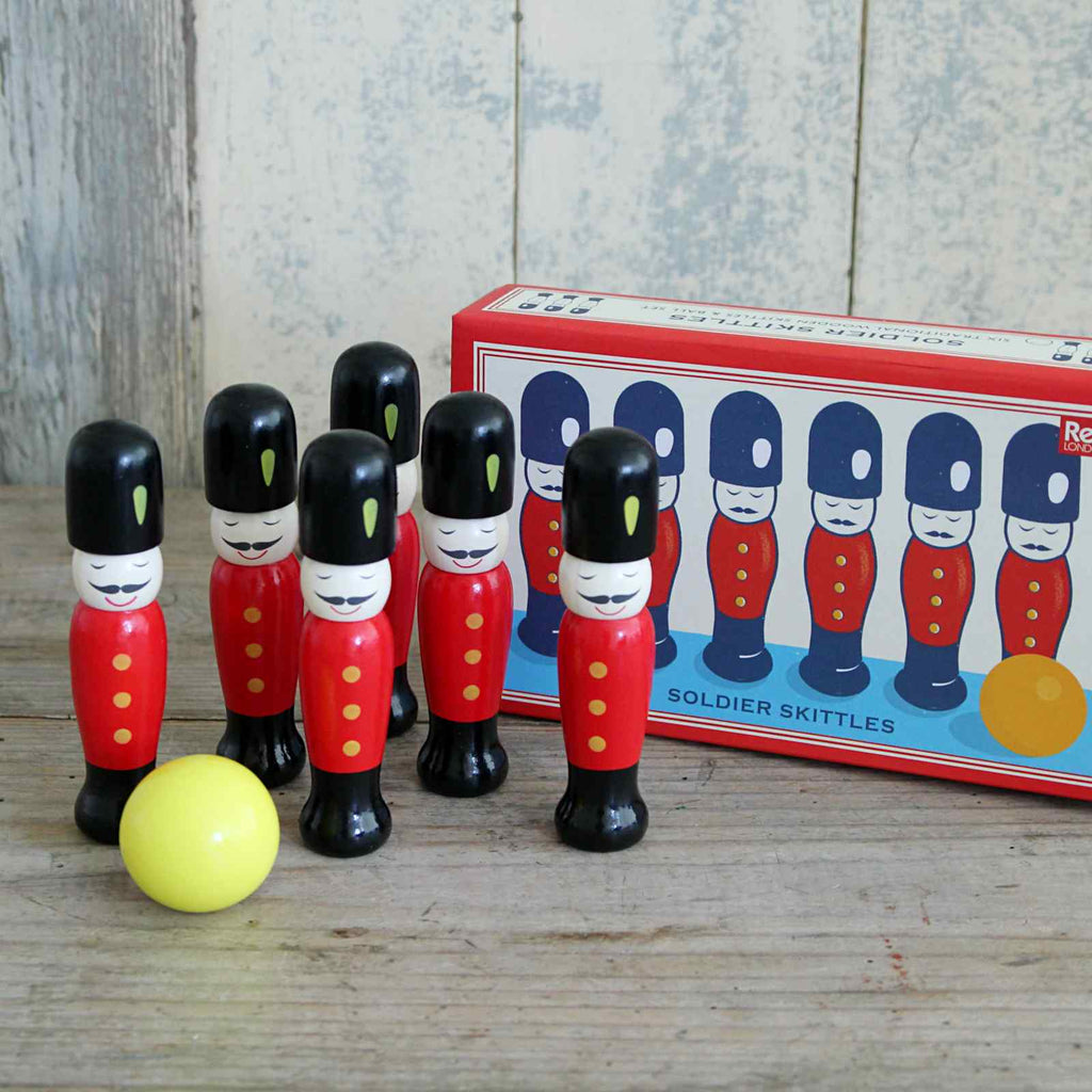 Soldier Skittles Wooden Toy