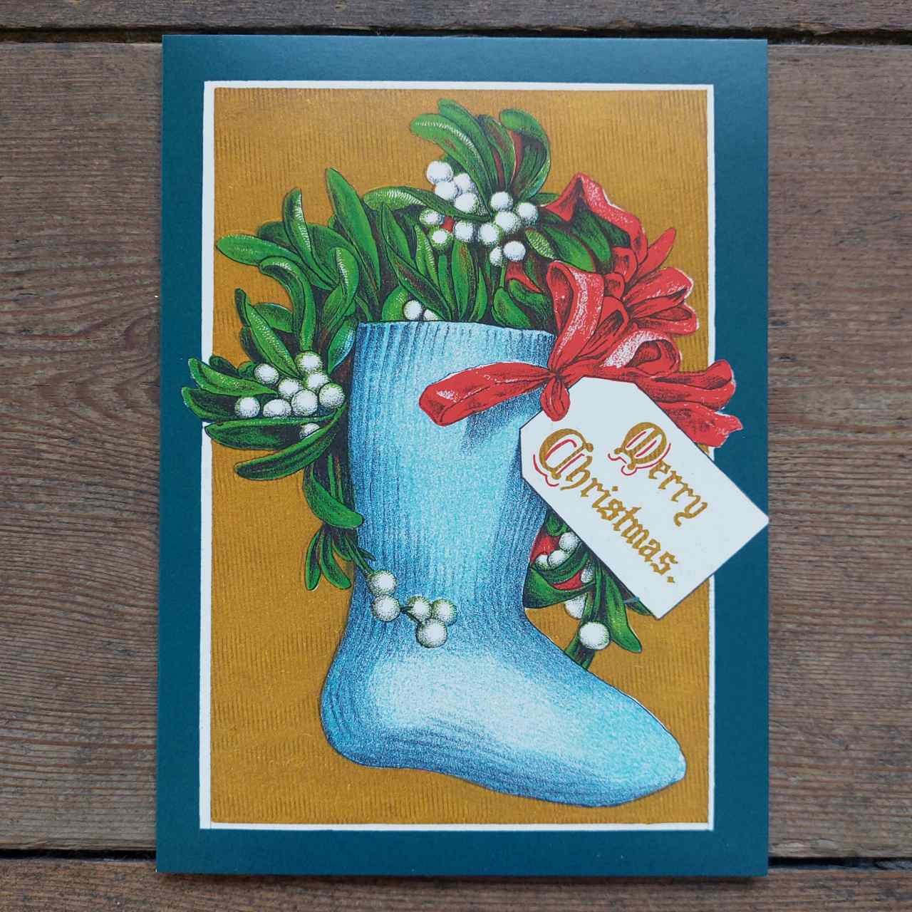 Traditional Christmas Card Pack - Christmas Stocking