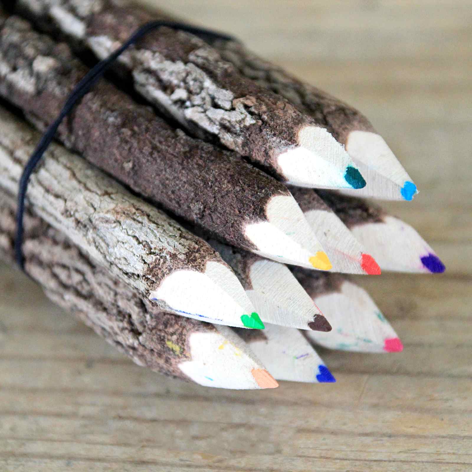 Set of Coloured Stick Pencils