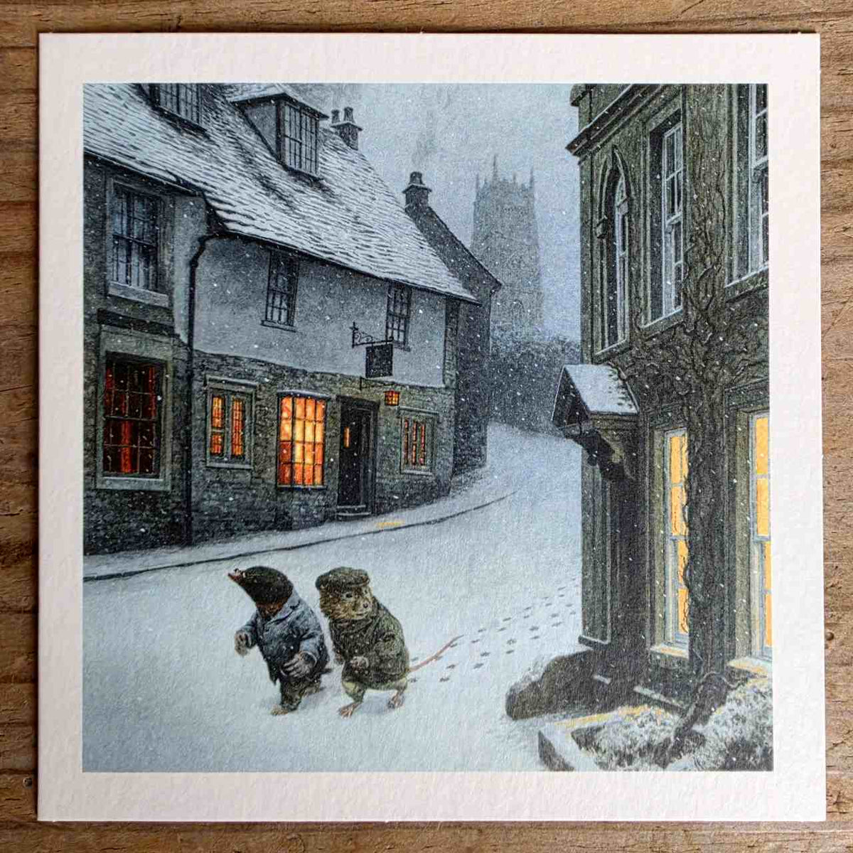 Traditional Christmas Card Pack - Walking Through The Village
Beautiful illustration from Wind in The Willows