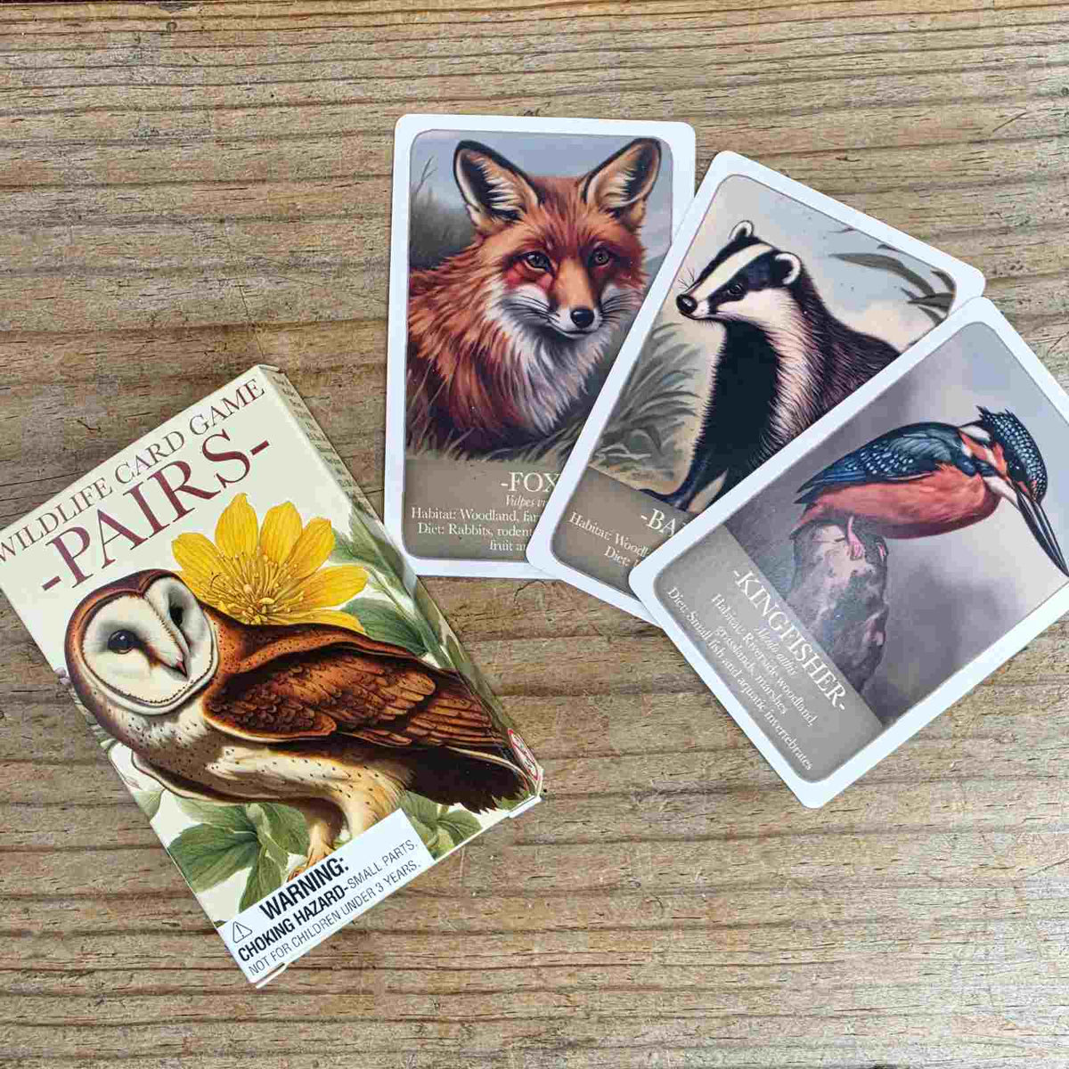 Wildlife Pairs - Card Game