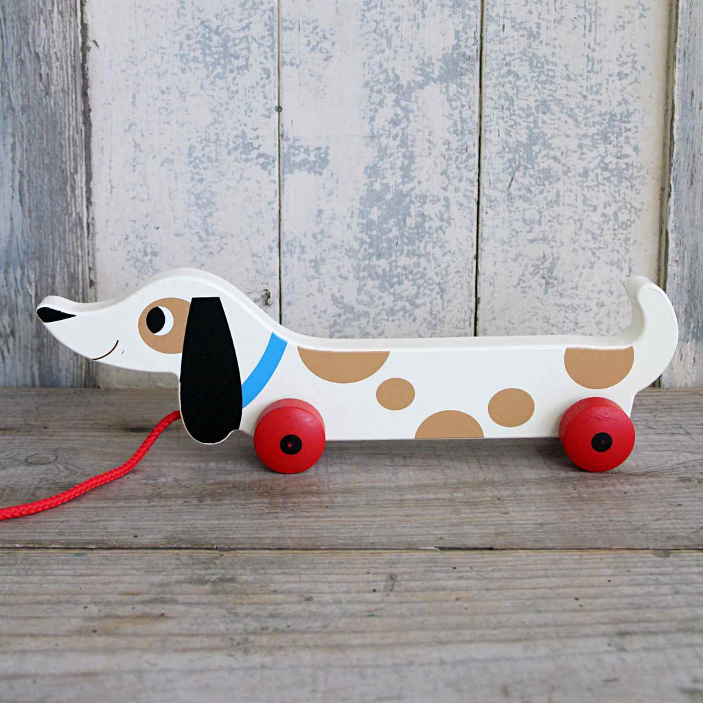Wooden Pull Toy - Sausage Dog