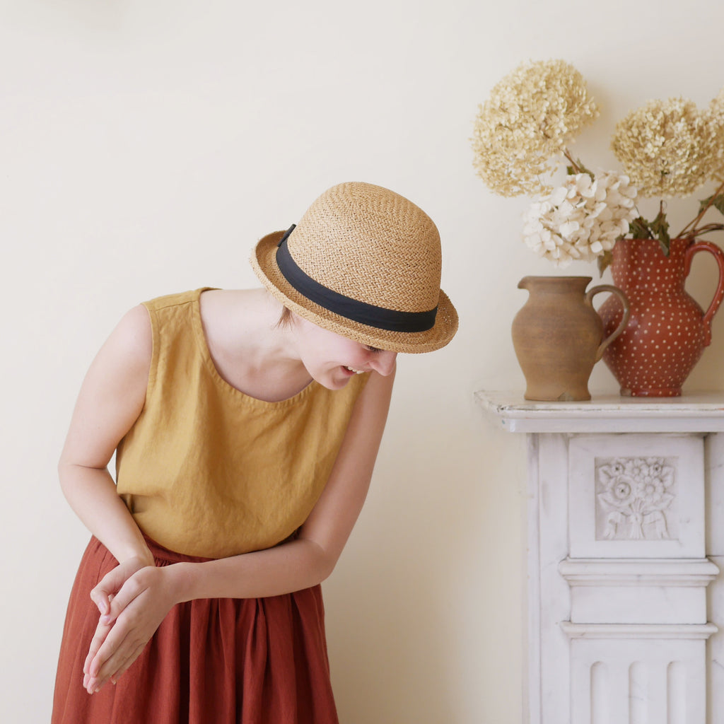 Sun Hat - Straw Bowler | Women's Fashion