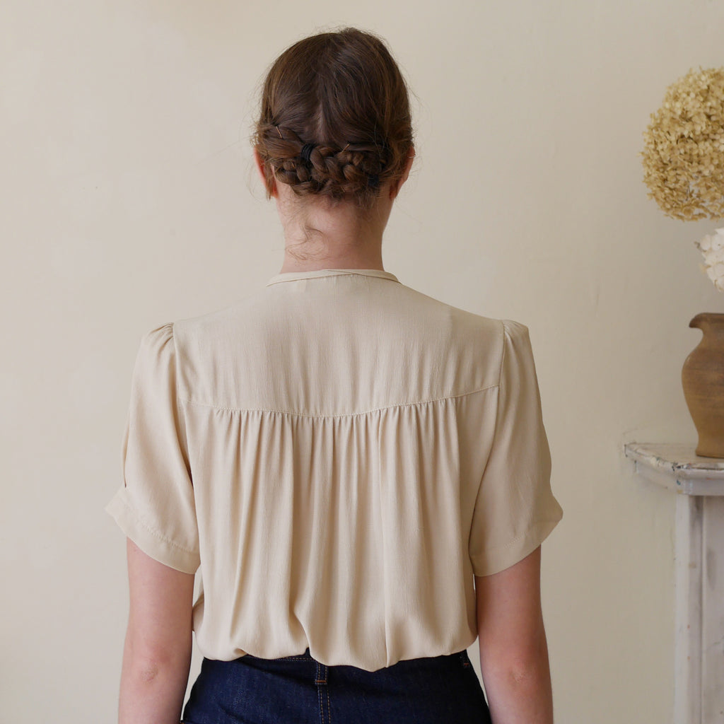 1930's Blouse - Antique Cream | Gifts for Her