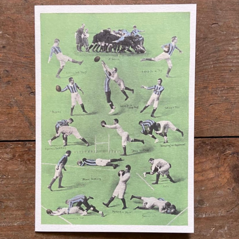 Vintage card 'The Rugby Union'