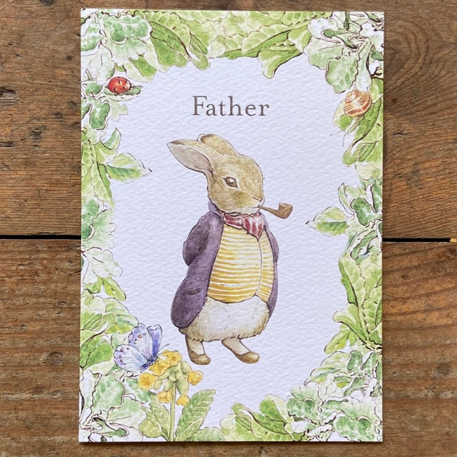 Vintage Card - Beatrix Potter 'Father' 