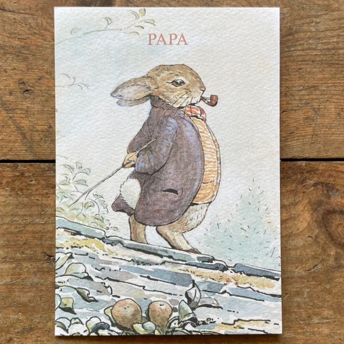 Vintage card 'Papa' by Beatrix Potter