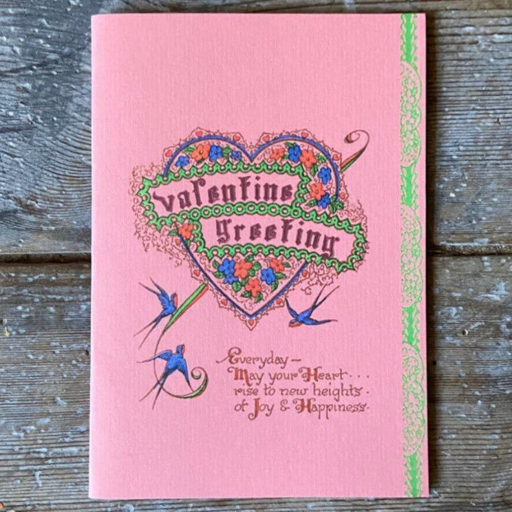 Vintage card - Valentine Heart