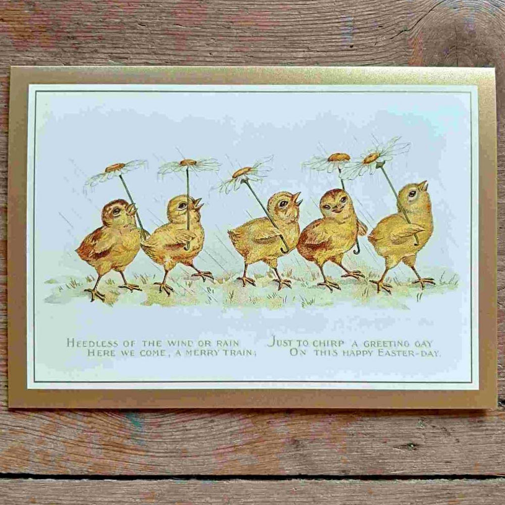 Vintage card 'Chick Parade'