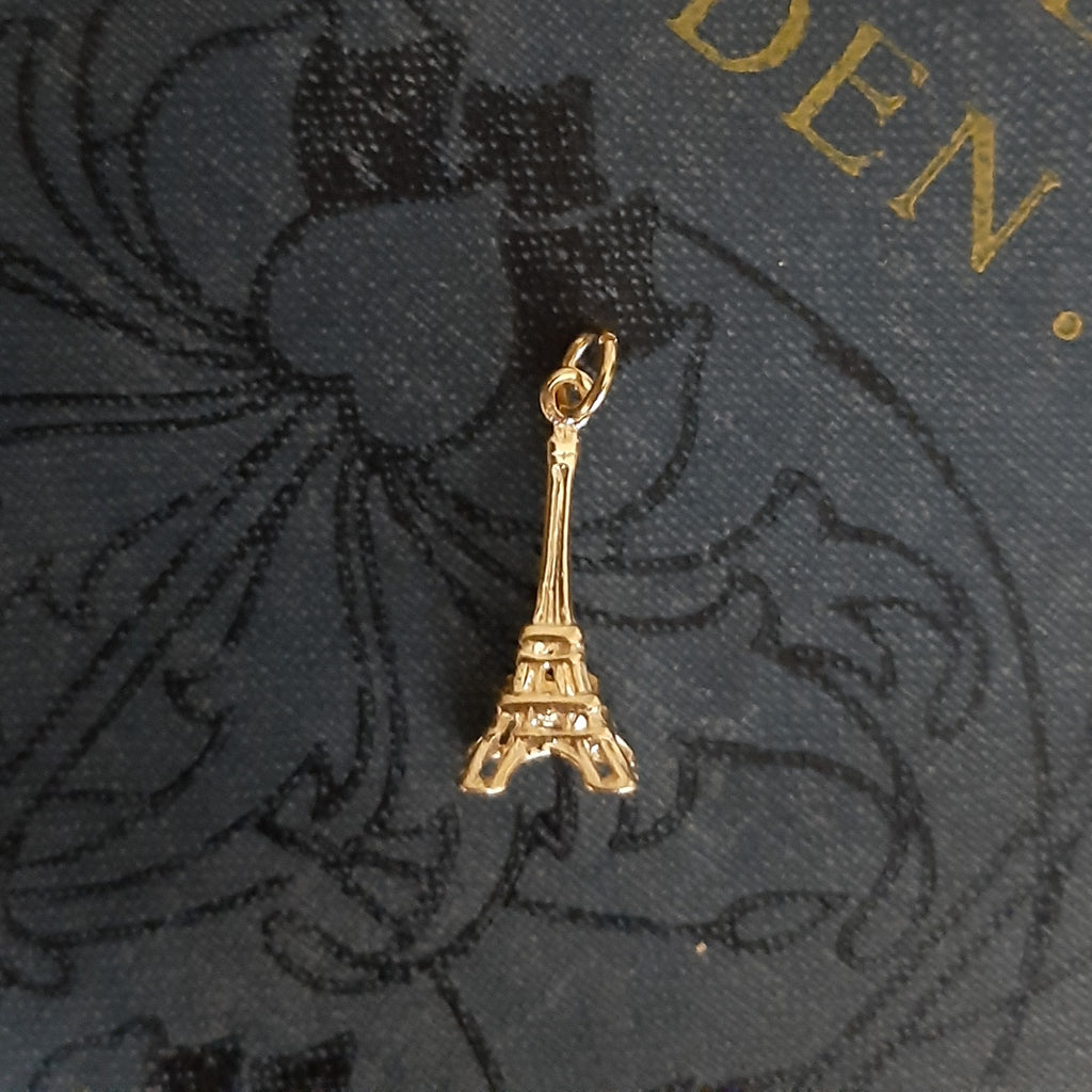 Eiffel Tower Gold Plated Pendant | Gifts for Her | Closet & Botts