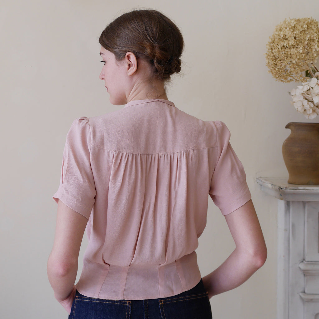 1930's Blouse - Blush Pink | Gifts for Her