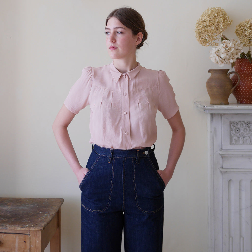1930's Blouse - Blush Pink | Gifts for Her