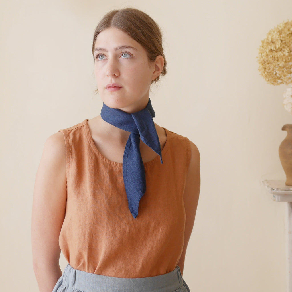 Linen Neck Tie/Head Scarf