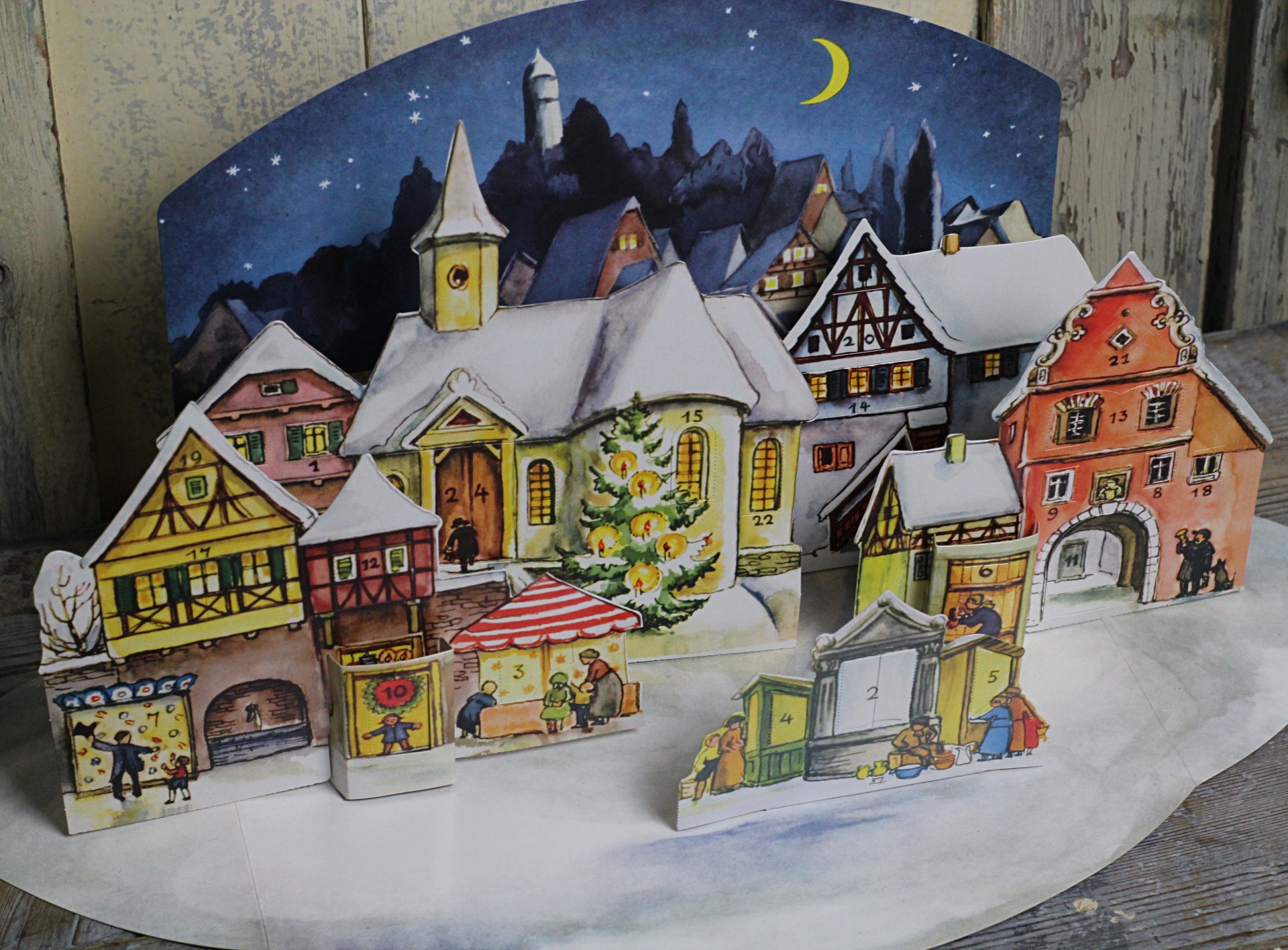 Traditional Advent Calendar - Pop Up - Homeware Store