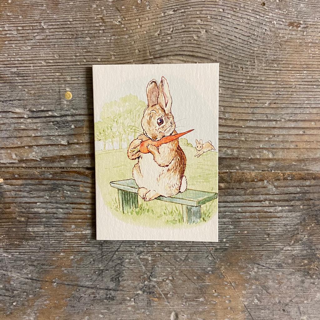 Miniature vintage cards by Beatrix Potter - rabbit