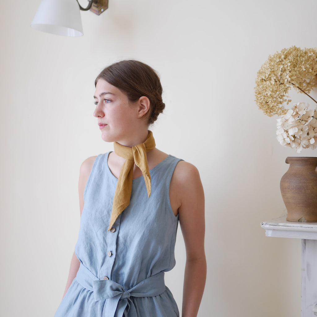 Linen Neck Tie/Head Scarf