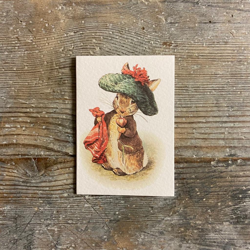 Miniature vintage cards by Beatrix Potter - rabbit character
