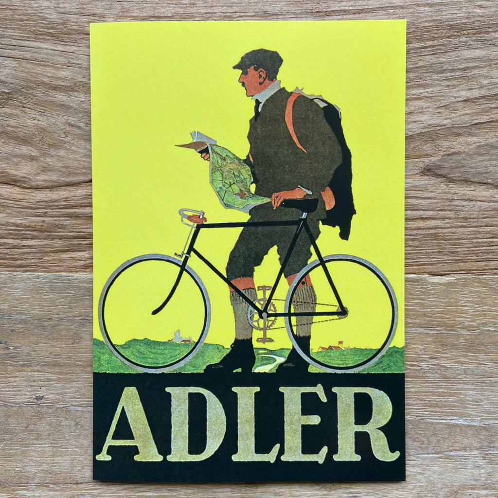 Adler Bicycles vintage Card