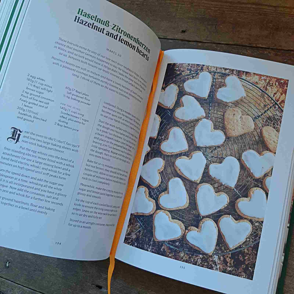 Advent book page example with recipe
