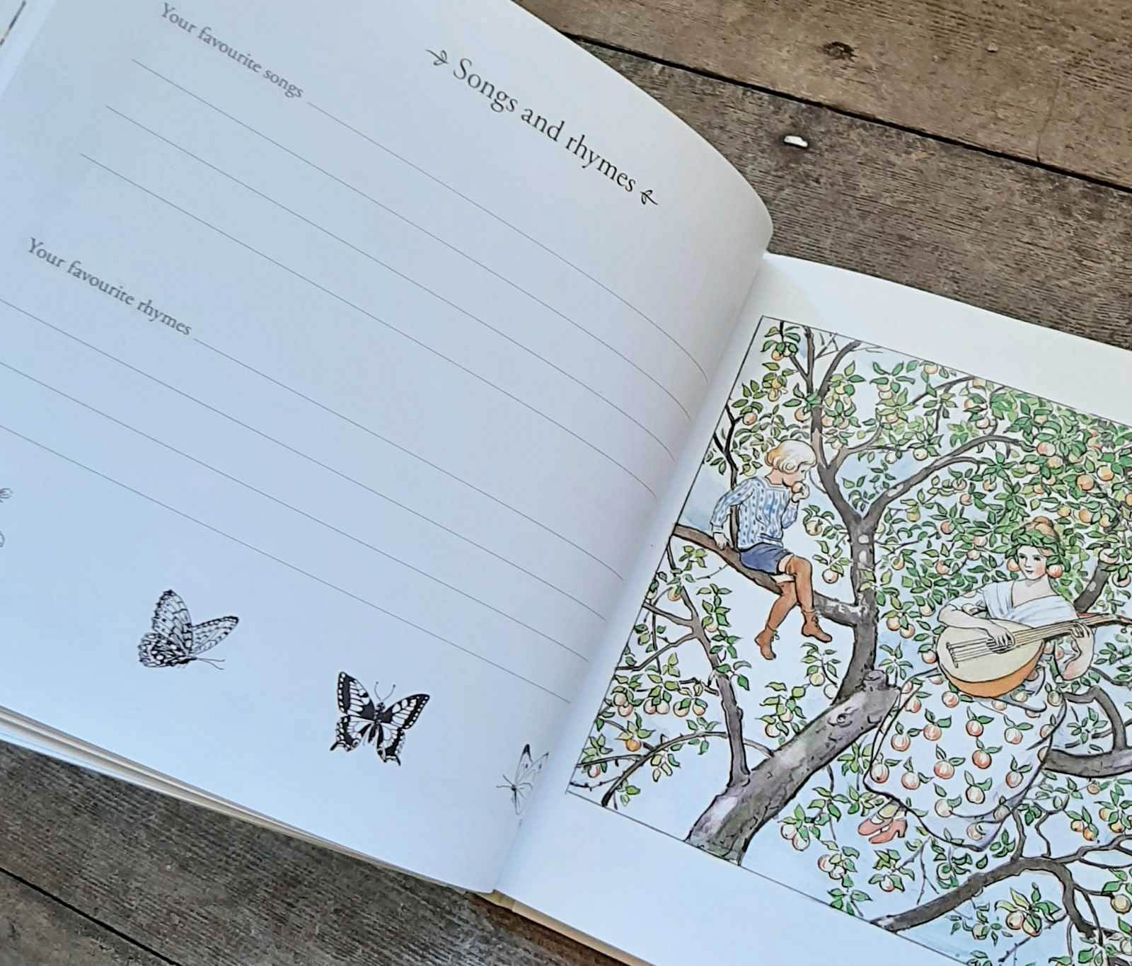 A beautiful gift for new parents, New Baby Book by Elsa Beskow