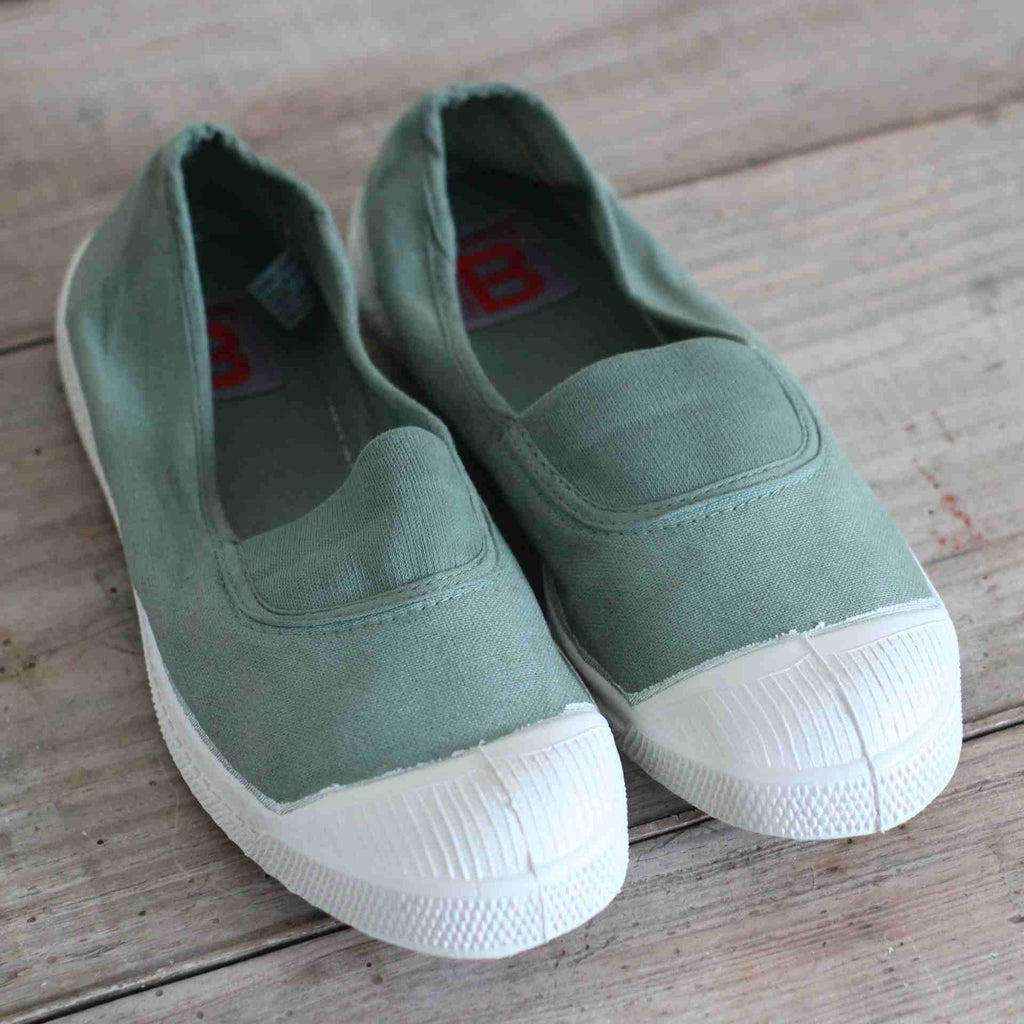 Bensimon Plimsolls Matcha