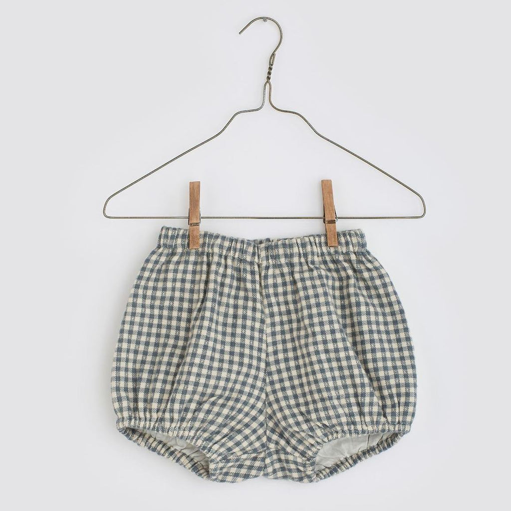 Poppy Bloomers - Flannel Blue Check