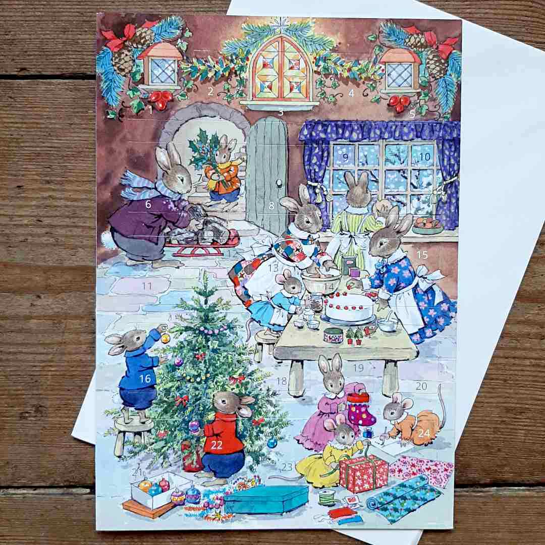 Advent Calendar Card - The Rabbit Family – Closet & Botts