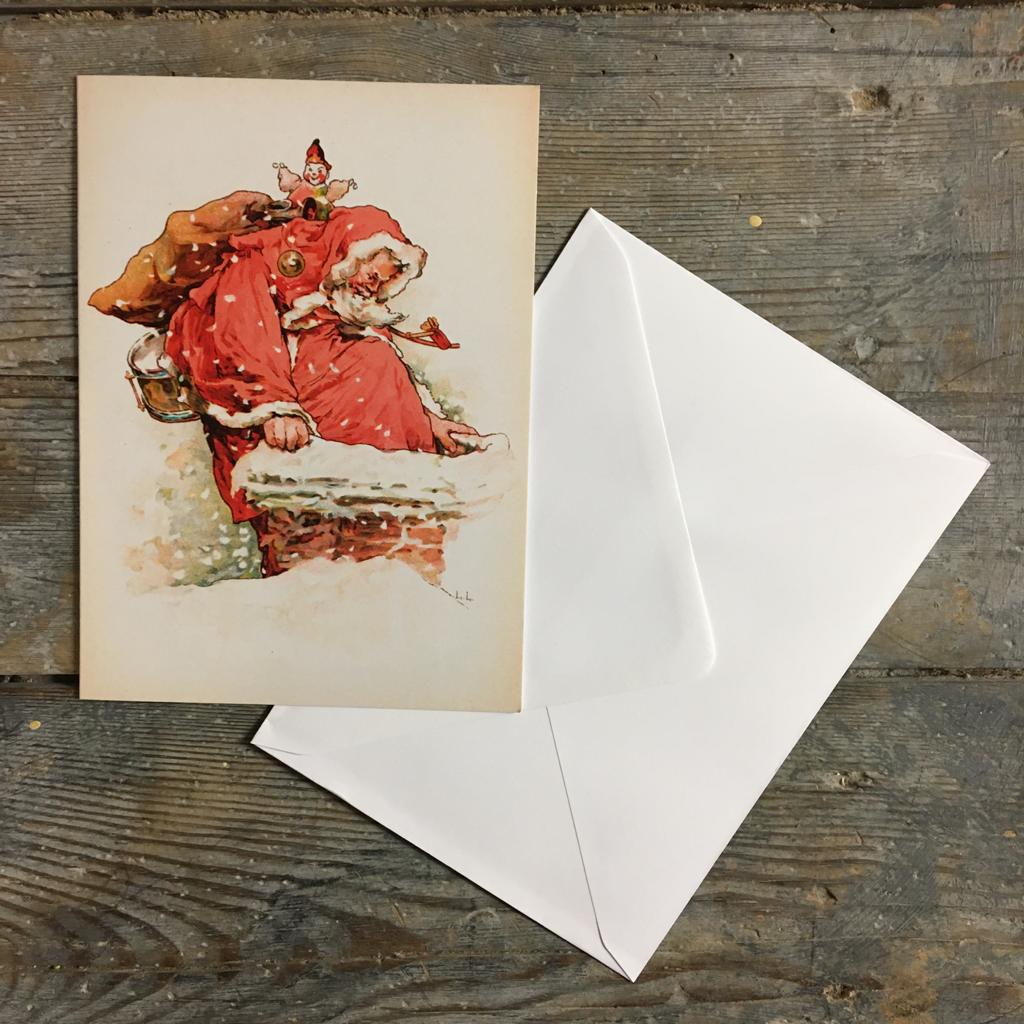 Traditional Christmas Cards Pack - Father Christmas - Homeware Store