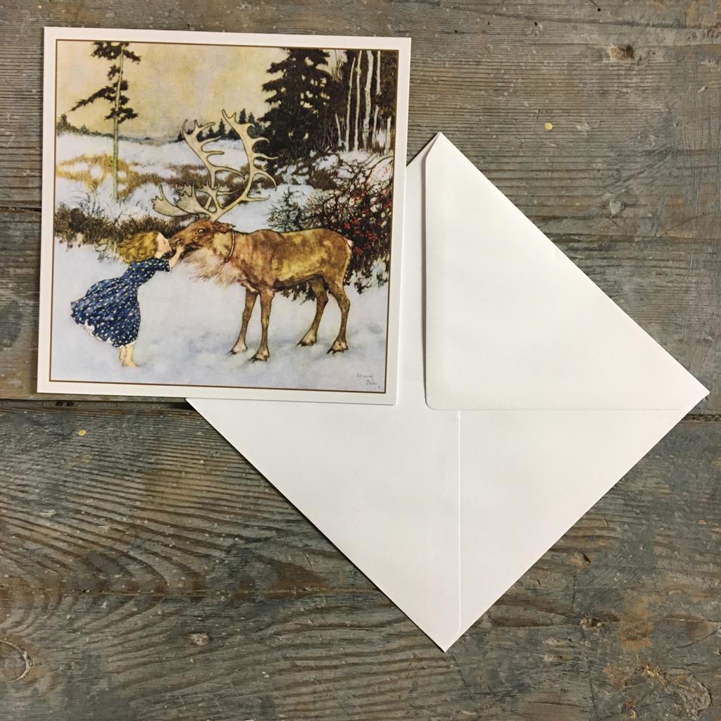Traditional Christmas Card Pack - Gerda and the Reindeer - Homeware Store