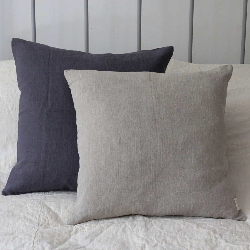 Washed Linen Cushion, Natural - Homeware Store