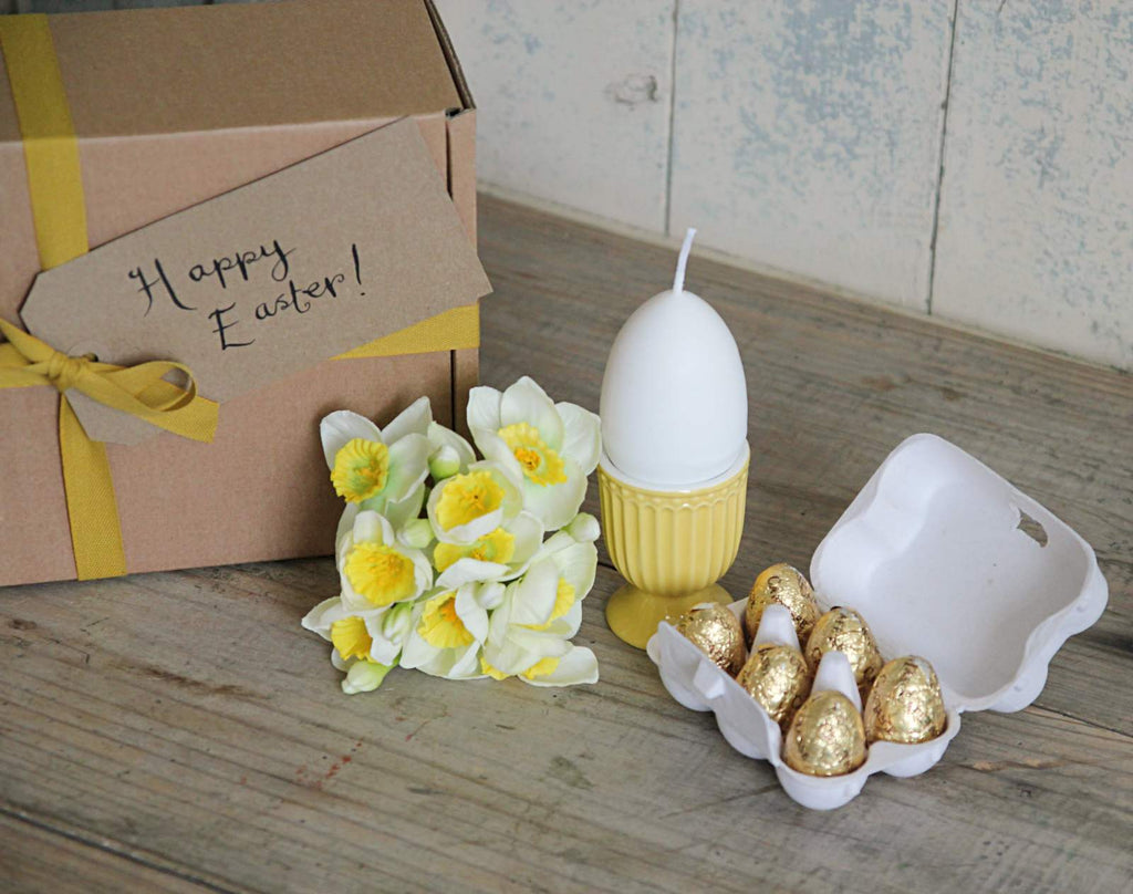 Easter Gift Box - Daffodils & Chocolate Eggs