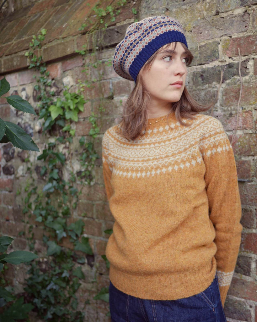 Scottish Fair Isle Beret