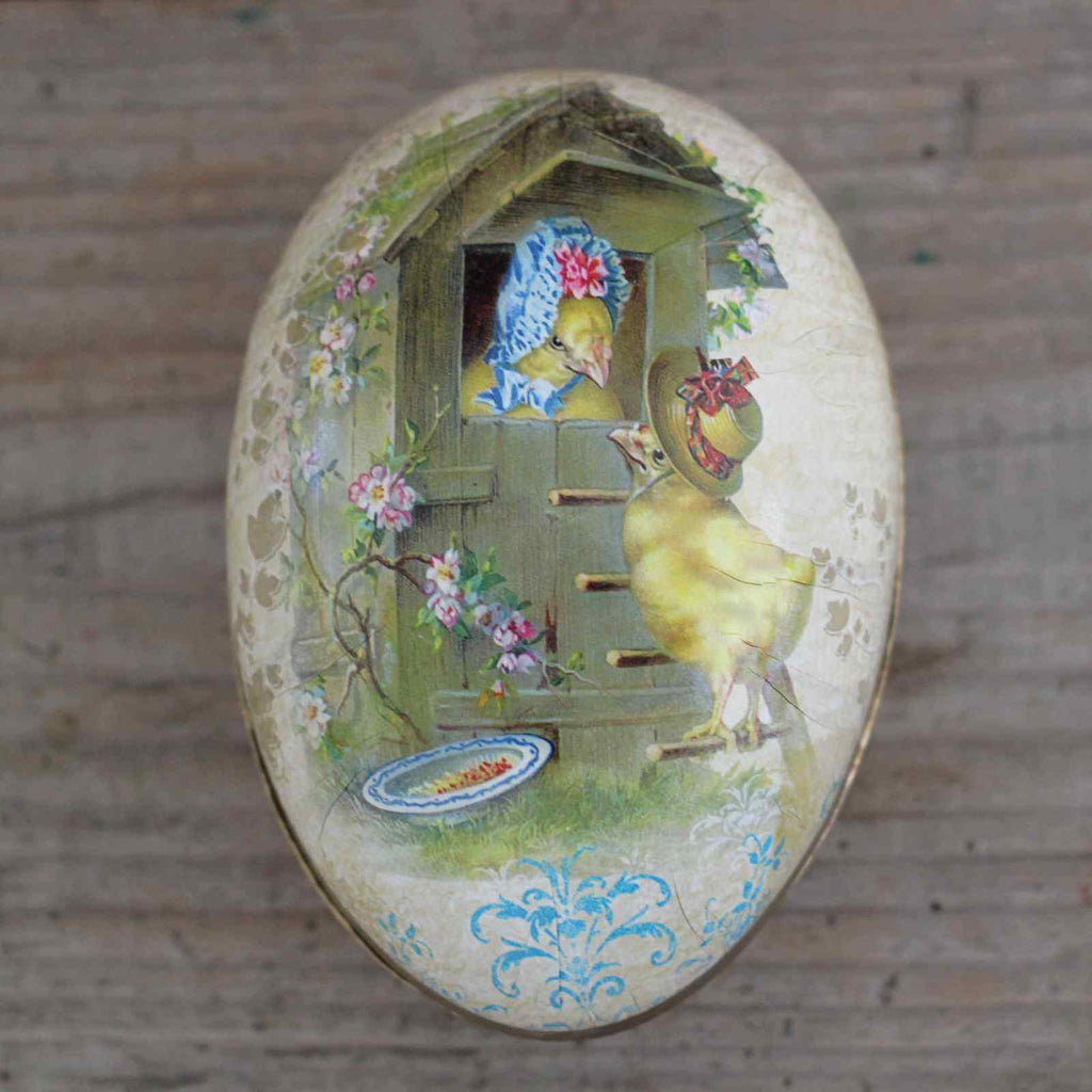 Vintage Fillable Easter Egg - Large