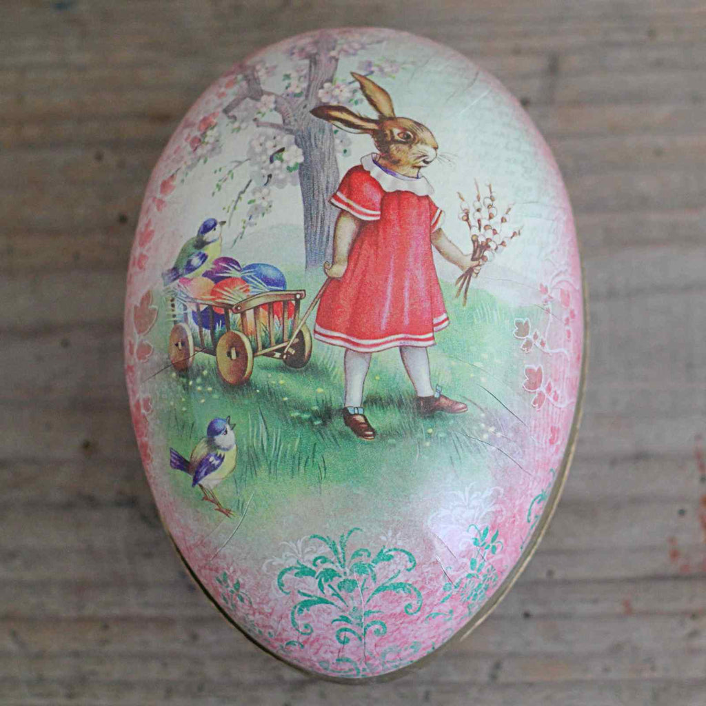 Vintage Fillable Easter Egg - Large
