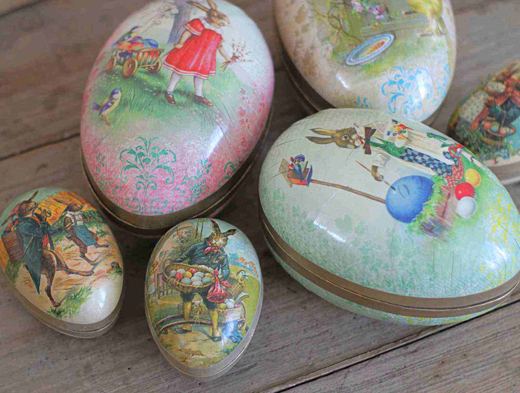 Vintage Fillable Easter Egg - Large
