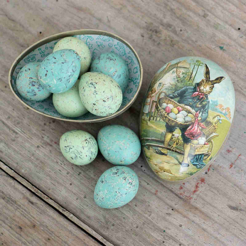 Vintage Fillable Easter Egg - Small