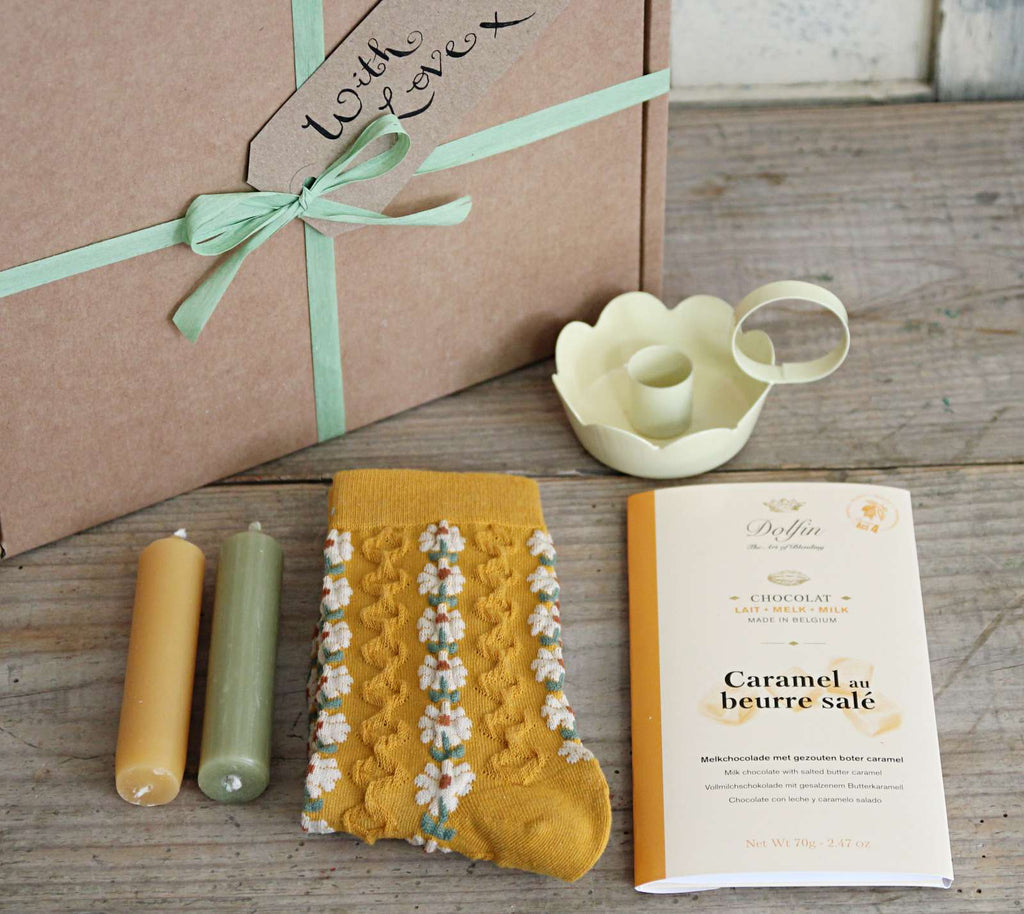 Boxed Gift - Daisy socks gift box