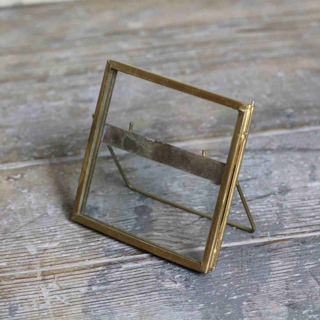 Small Square Brass Frame
