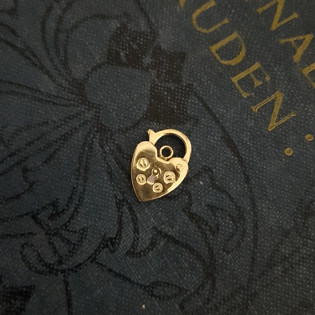 Heart Lock Gold Plated Pendant | Gifts for Her | Closet & Botts