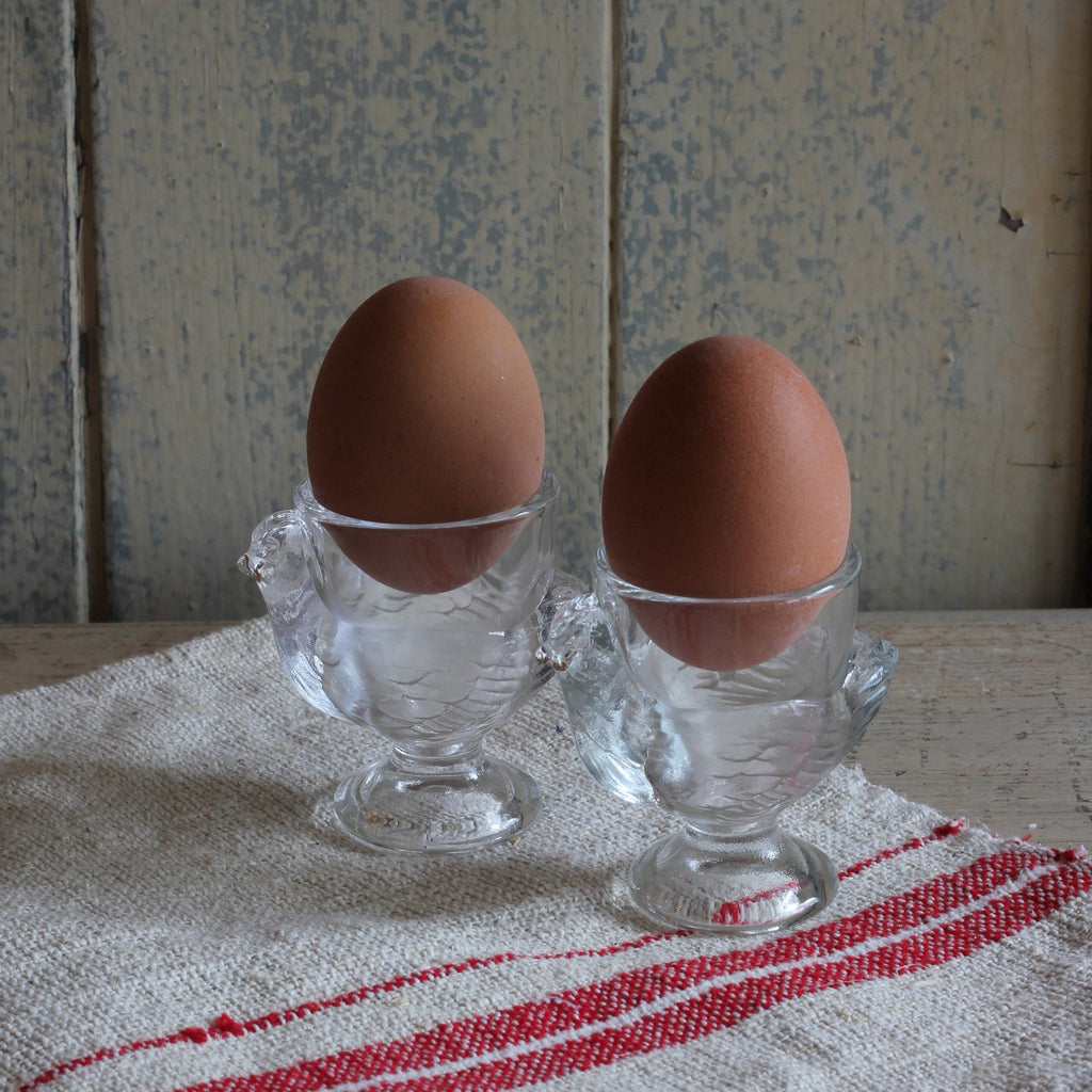 Glass Hen Egg Cup - Homeware Store