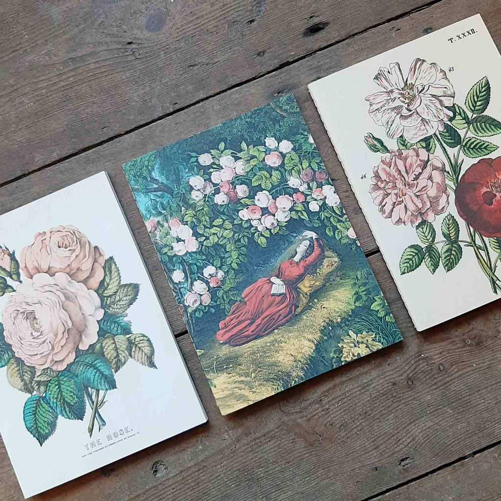 Set of Three Notebooks - Everything Roses