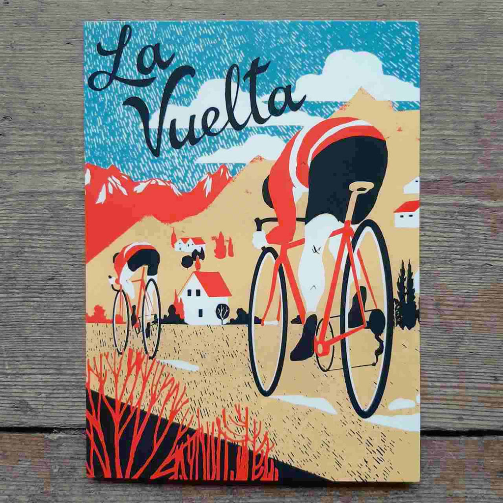 Vintage card 'La Vuelta'