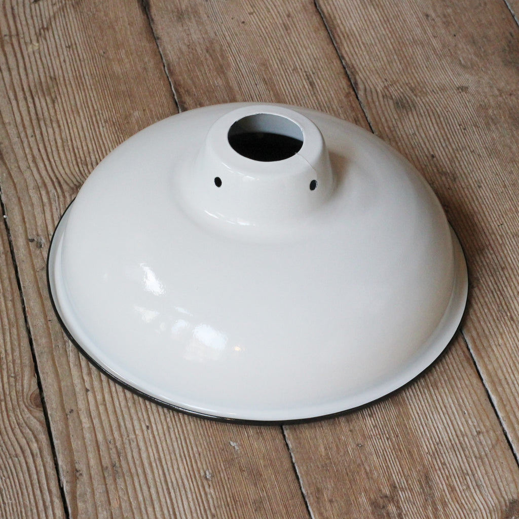 Enamel Shades - Large White- Homeware Store