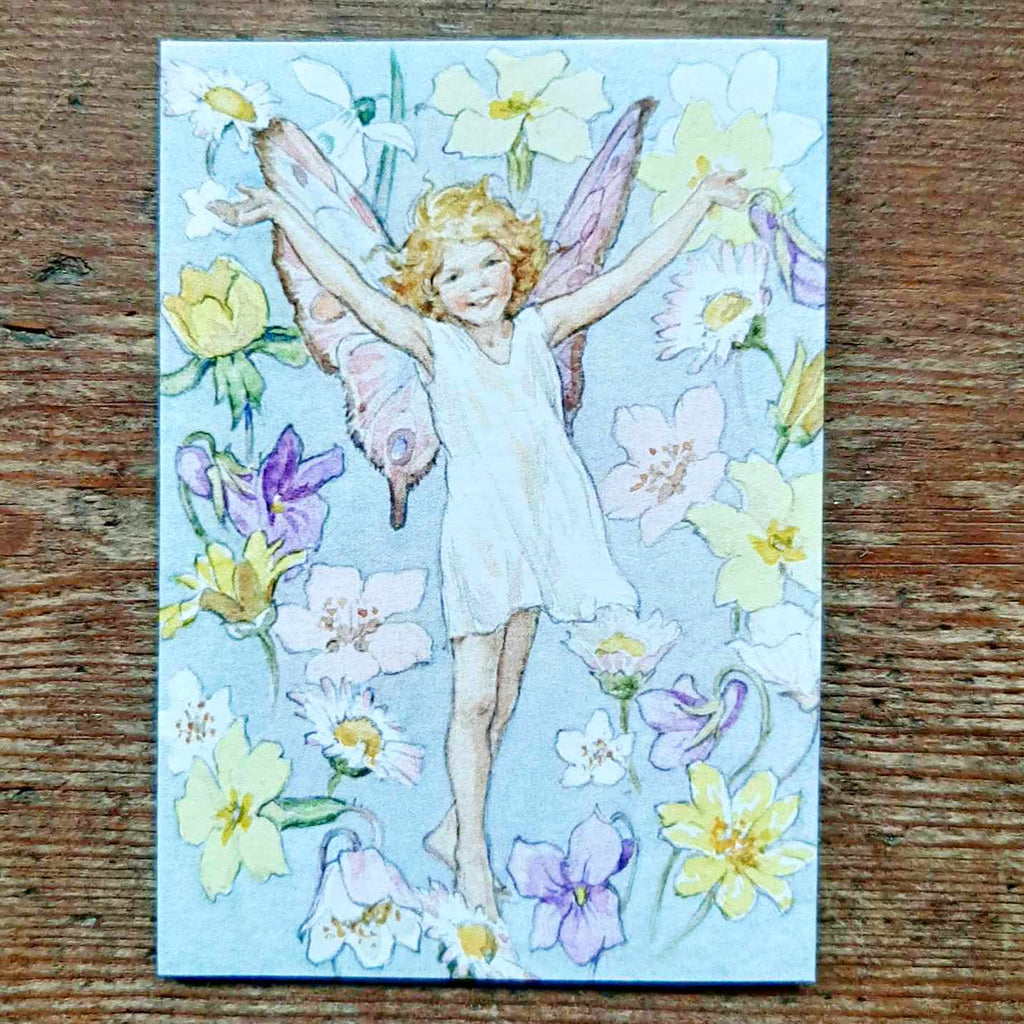 mini vintage cards by Margaret Tarrant summer fairy