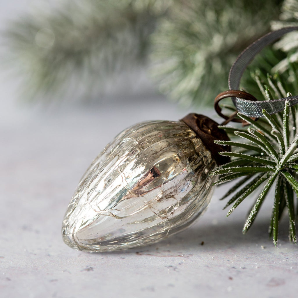 vintage Christmas decoration silver
