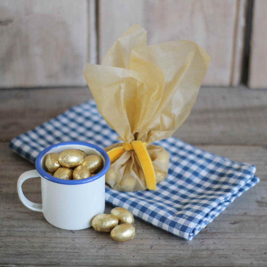 Gold Foil Mini Eggs x 10