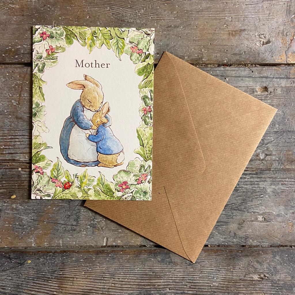 Beatrix Potter 'Mother' Vintage Card with envelope