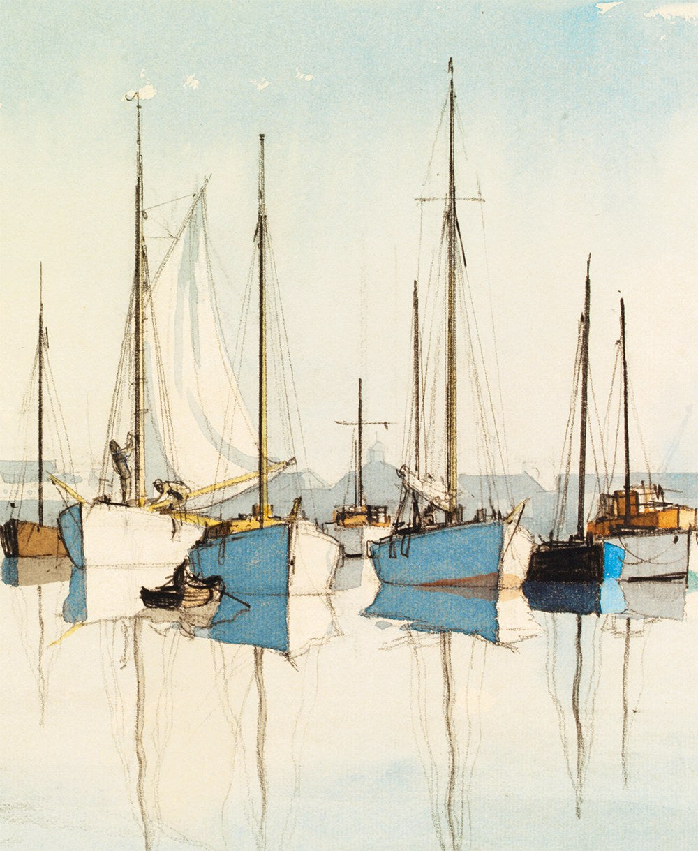 Newhaven Harbour Greeting Card